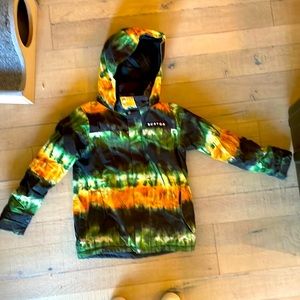 Burton, Youth, Medium, Ski Jacket - Tie Dye - Green, Gold & Black